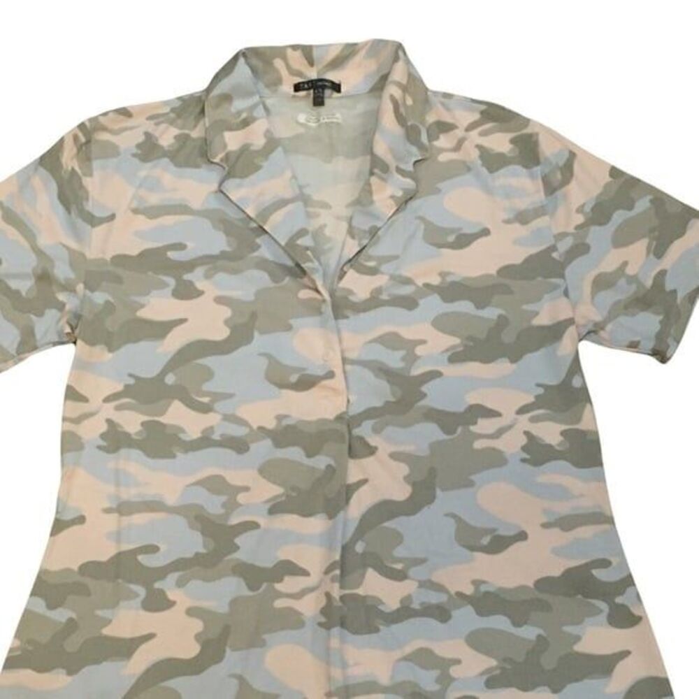 SMALL Short sleeve maternity Pajama Pastel Army military print